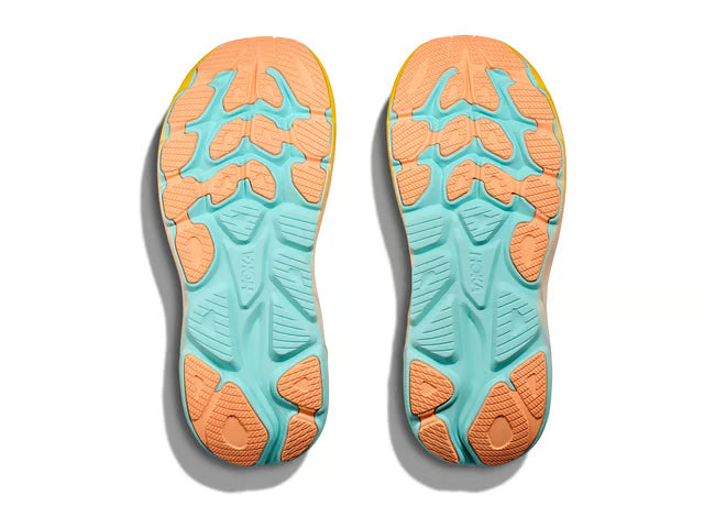 HOKA Clifton 10 Running Shoes - Mint/Yellow