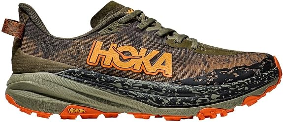 HOKA Antelope 6 Trail Running Shoes - Olive/Orange