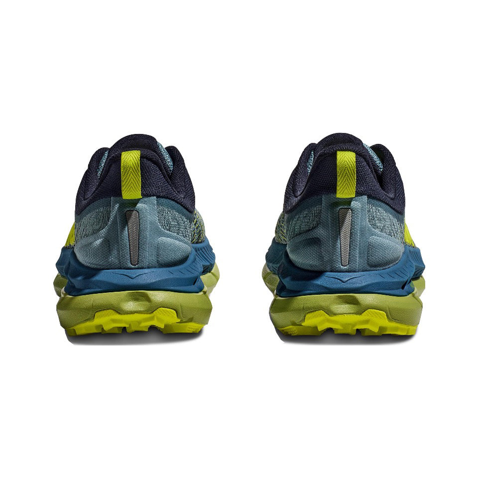HOKA Mafate Speed 4 Trail Running Shoes - Blue/Lime