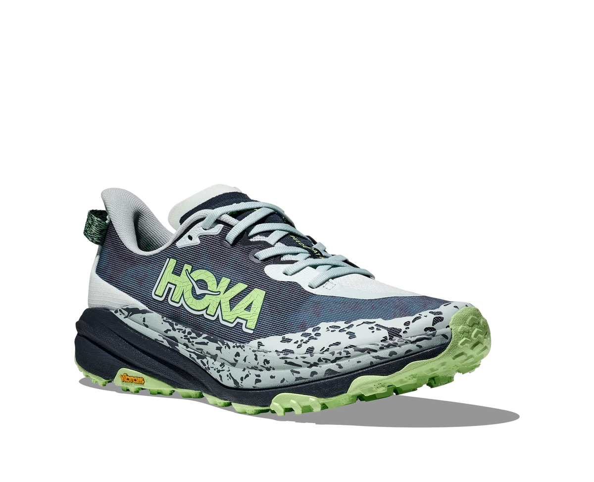 HOKA Antelope 6 Trail Running Shoes - Navy/Lime