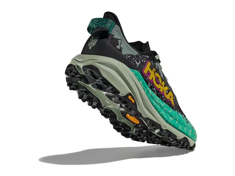 HOKA Antelope 6 Trail Running Shoes - Black/Teal