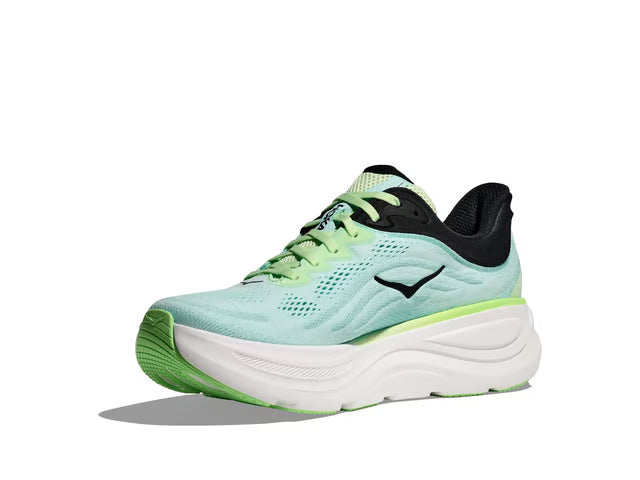 HOKA Bondi 9 Running Shoes - Mint/Lime