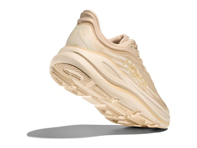 HOKA Bondi 9 Running Shoes - Beige/Cream