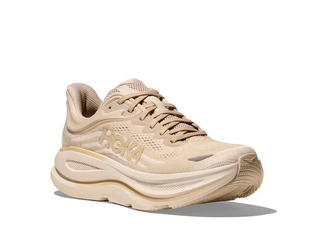 HOKA Bondi 9 Running Shoes - Beige/Cream