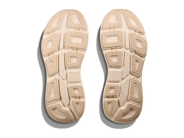 HOKA Bondi 9 Running Shoes - Beige/Cream