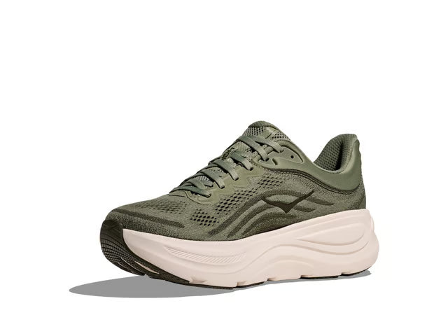 HOKA Bondi 9 Running Shoes - Olive/Cream