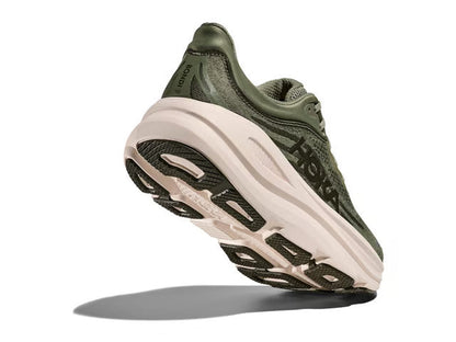 HOKA Bondi 9 Running Shoes - Olive/Cream
