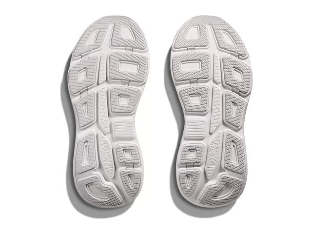 HOKA Bondi 9 Running Shoes - White/Purple
