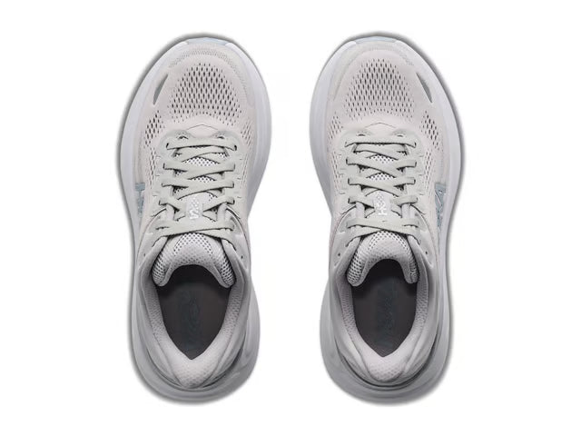 HOKA Bondi 9 Running Shoes - Grey/White