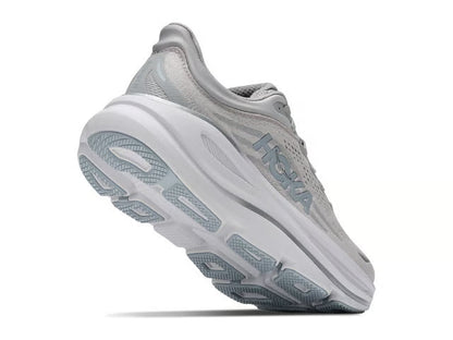 HOKA Bondi 9 Running Shoes - Grey/White