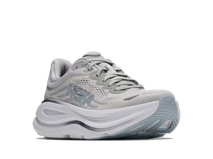 HOKA Bondi 9 Running Shoes - Grey/White