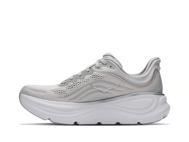 HOKA Bondi 9 Running Shoes - Grey/White