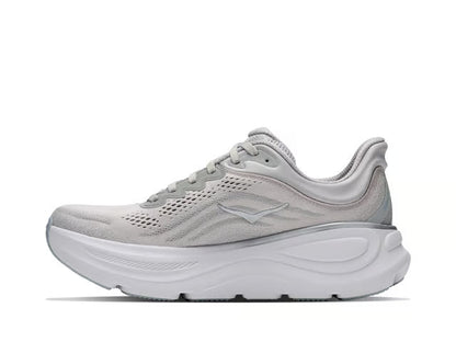 HOKA Bondi 9 Running Shoes - Grey/White