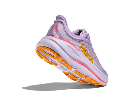 HOKA Bondi 9 Running Shoes - Lavender/Orange