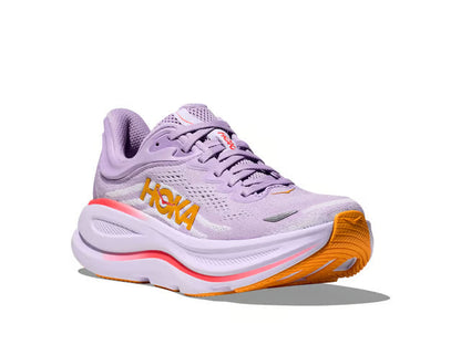 HOKA Bondi 9 Running Shoes - Lavender/Orange