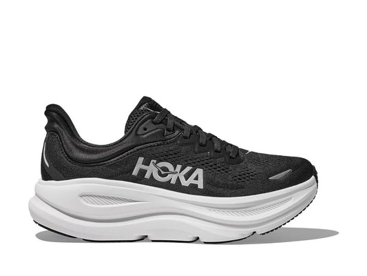 HOKA Bondi 9 Running Shoes - Black/White