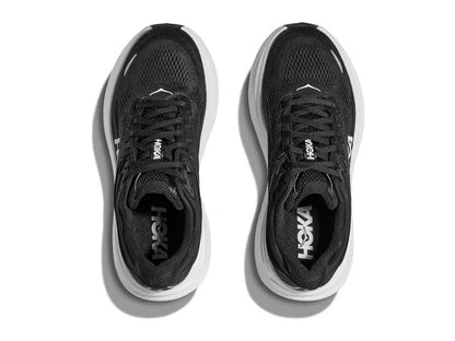 HOKA Bondi 9 Running Shoes - Black/White