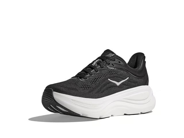HOKA Bondi 9 Running Shoes - Black/White