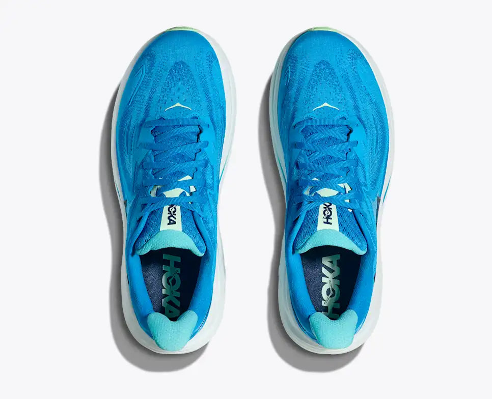 HOKA Clifton 10 Running Shoes - Blue/White