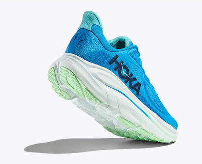 HOKA Clifton 10 Running Shoes - Blue/White
