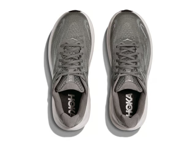 HOKA Clifton 10 Running Shoes - Grey/White
