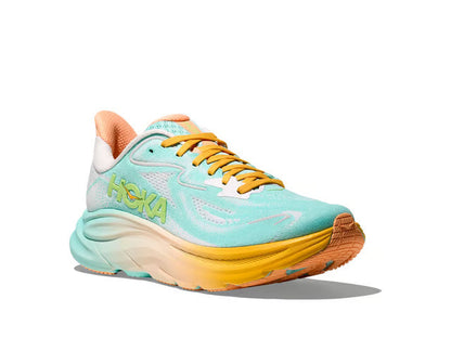HOKA Clifton 10 Running Shoes - Mint/Yellow