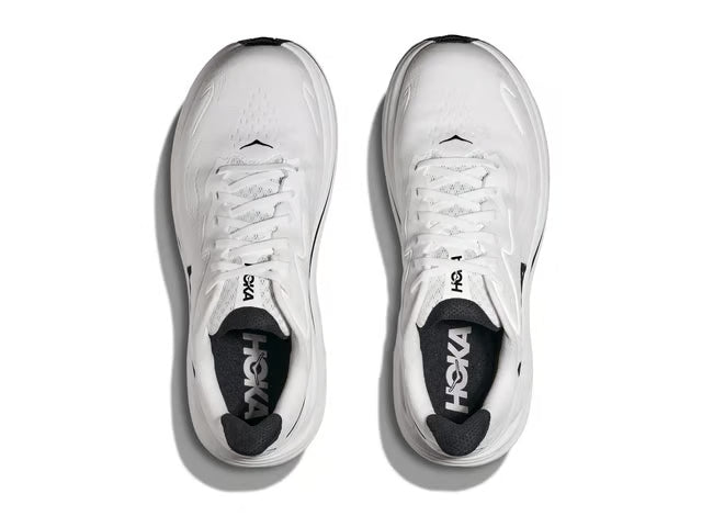 HOKA Clifton 10 Running Shoes - White/Black