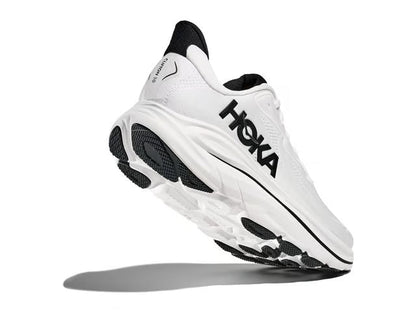 HOKA Clifton 10 Running Shoes - White/Black