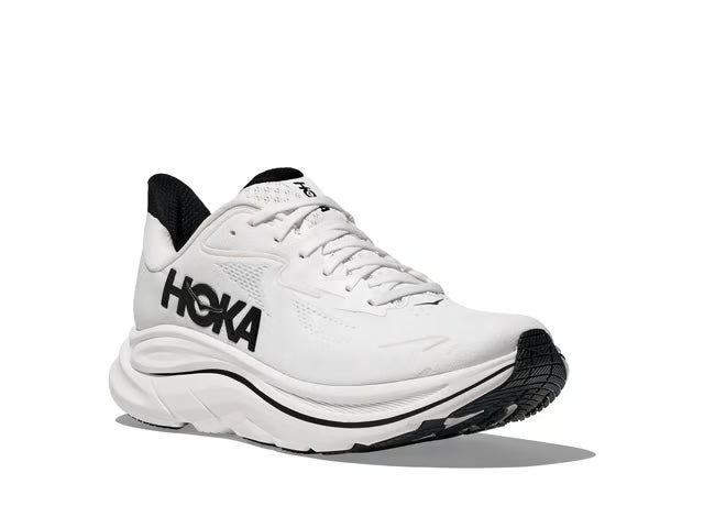 HOKA Clifton 10 Running Shoes - White/Black