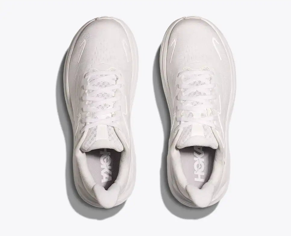 HOKA Clifton 10 Running Shoes - All White