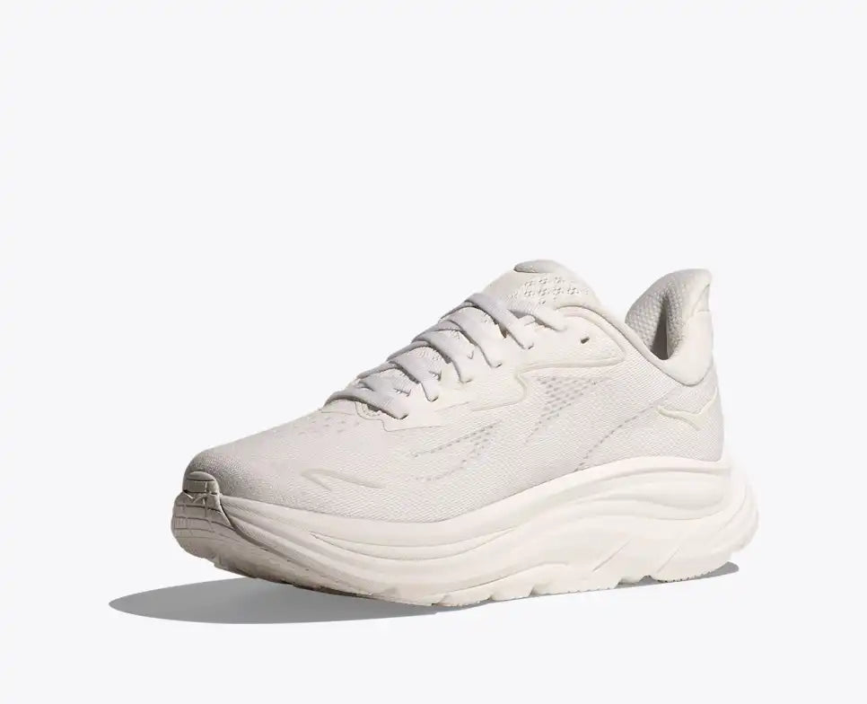HOKA Clifton 10 Running Shoes - All White