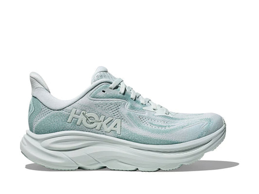 HOKA Clifton 10 Running Shoes - Light Mint/White
