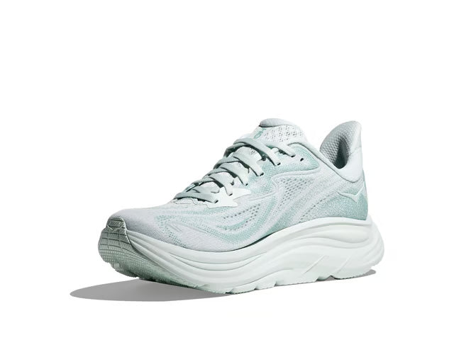 HOKA Clifton 10 Running Shoes - Light Mint/White