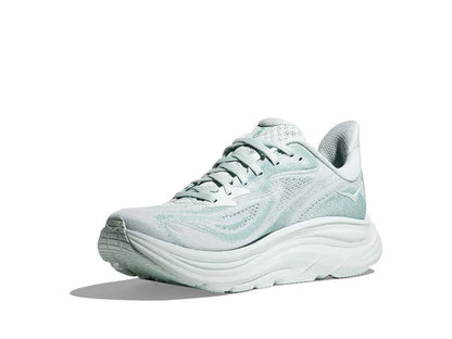 HOKA Clifton 10 Running Shoes - Light Mint/White