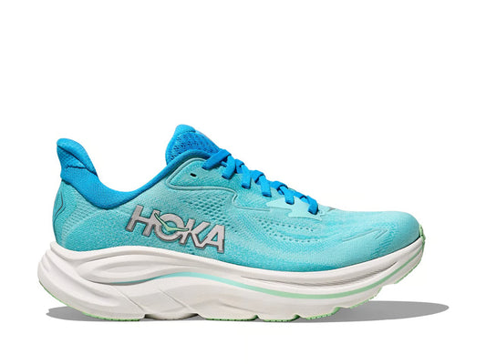 HOKA Clifton 10 Running Shoes - Aqua/Blue