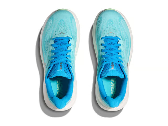 HOKA Clifton 10 Running Shoes - Aqua/Blue