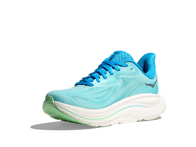 HOKA Clifton 10 Running Shoes - Aqua/Blue