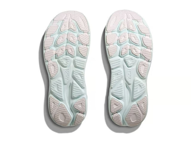 HOKA Clifton 10 Running Shoes - White/Teal