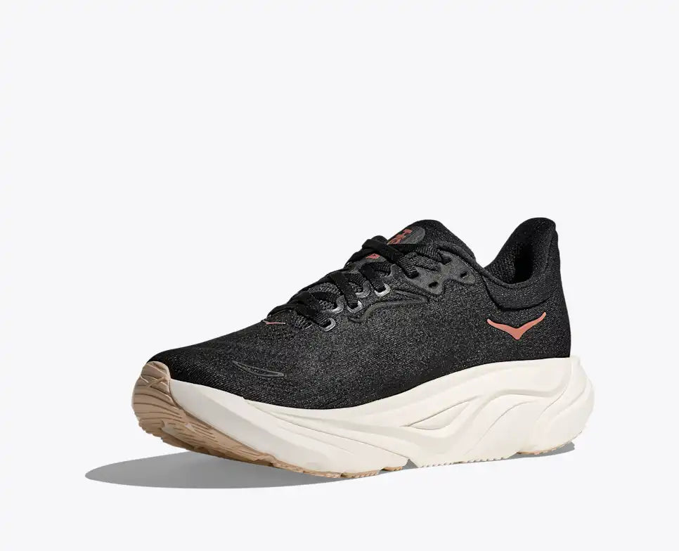 HOKA Clifton 10 Running Shoes - Black/Cream