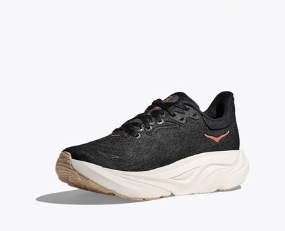 HOKA Clifton 10 Running Shoes - Black/Cream