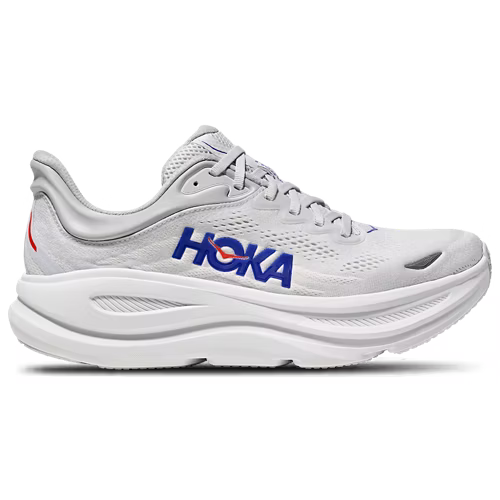 HOKA Bondi 9 Running Shoes - White/Blue