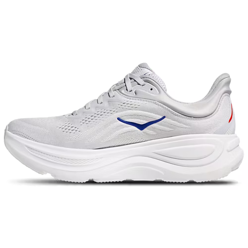 HOKA Bondi 9 Running Shoes - White/Blue
