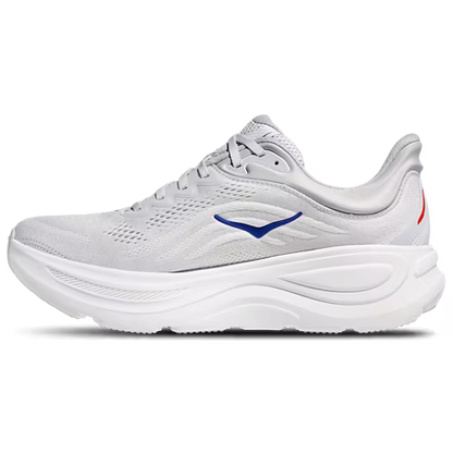 HOKA Bondi 9 Running Shoes - White/Blue
