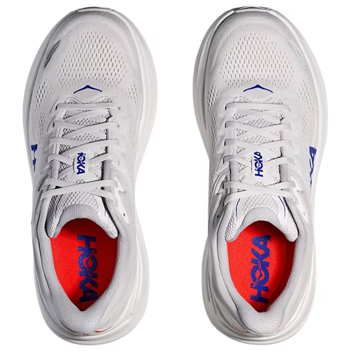 HOKA Bondi 9 Running Shoes - White/Blue