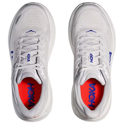 HOKA Bondi 9 Running Shoes - White/Blue
