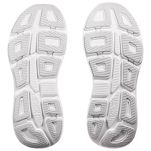 HOKA Bondi 9 Running Shoes - White/Blue