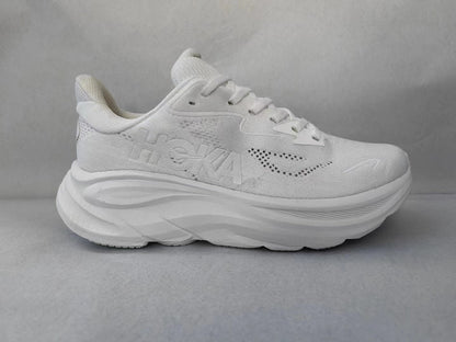 HOKA Clifton 10 Running Shoes - All White