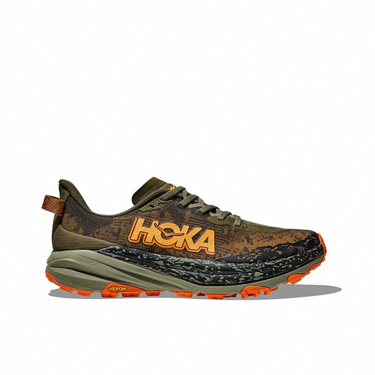HOKA Antelope 6 Trail Running Shoes - Olive/Orange