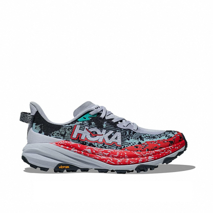 HOKA Antelope 6 Trail Running Shoes - Grey/Red