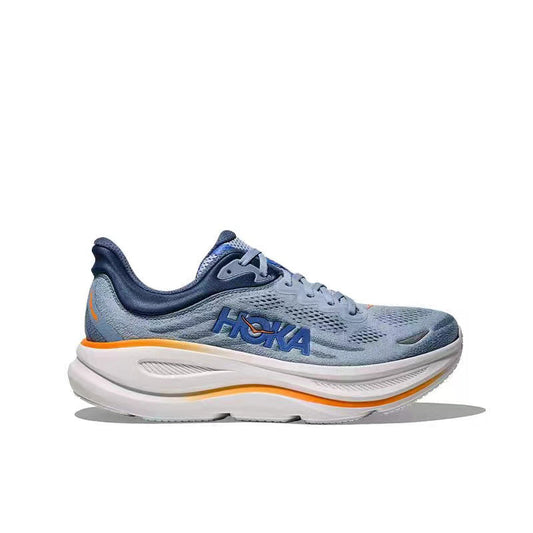 HOKA Bondi 9 Running Shoes - Blue/Orange